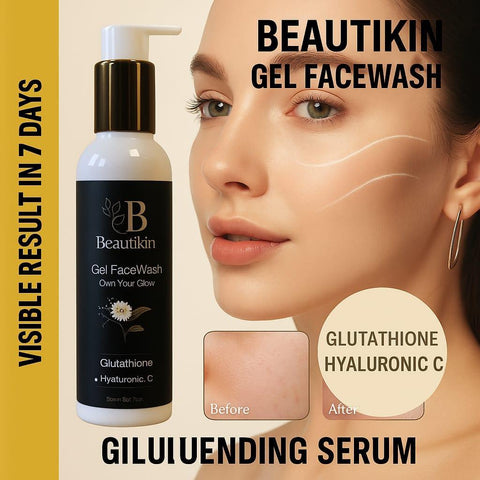🧴 Beautikin 3-In-1 Skincare Set – Facewash, Brightening Serum & Glow Cream | Own Your Glow
