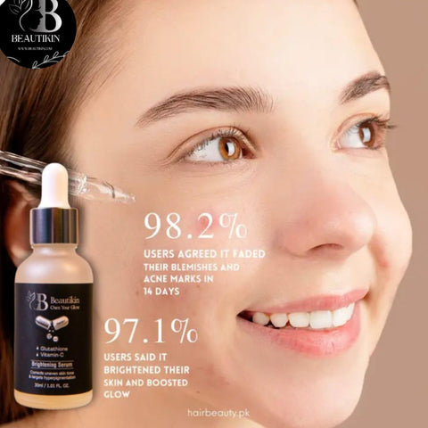 🌟 Beautikin Glutathione Whitening Serum – Own Your Glow | UK’s First Steroid-Free Brightening Formula